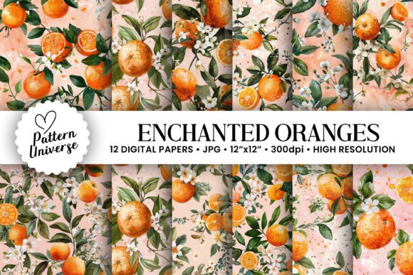 Enchanted Oranges Garden Patterns: A Creative Resource for Modern Makers and Businesses