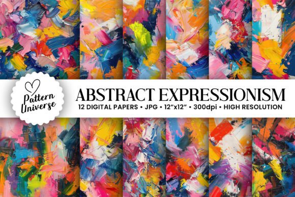 Revolutionizing Creative Workflows with Abstract Expressionism Paint Patterns for Modern Crafters