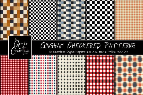 The Enduring Appeal of Gingham: Elevating Creative Workflows with a Seamless Digital Pattern Set