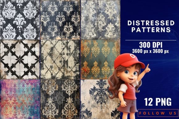 The Resurgence of Imperfection: How Distressed Patterns Are Redefining Digital Aesthetics