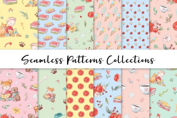 Unlocking Creativity with Cute Reader Seamless Patterns