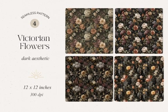 Victorian Dark Floral Seamless Patterns: A Comprehensive Guide for Creative Projects