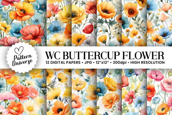 Watercolor Buttercup Flowers Patterns: A Practical Guide to Creative Integration